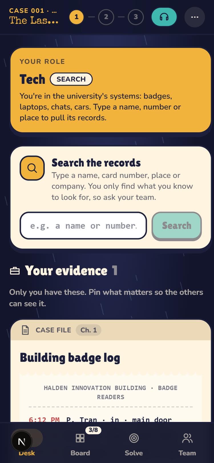 Investigating: your role, a records search and your evidence